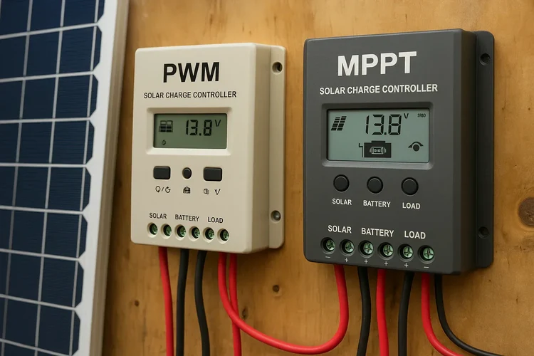 PWM and MPPT controller board with solar for tracking